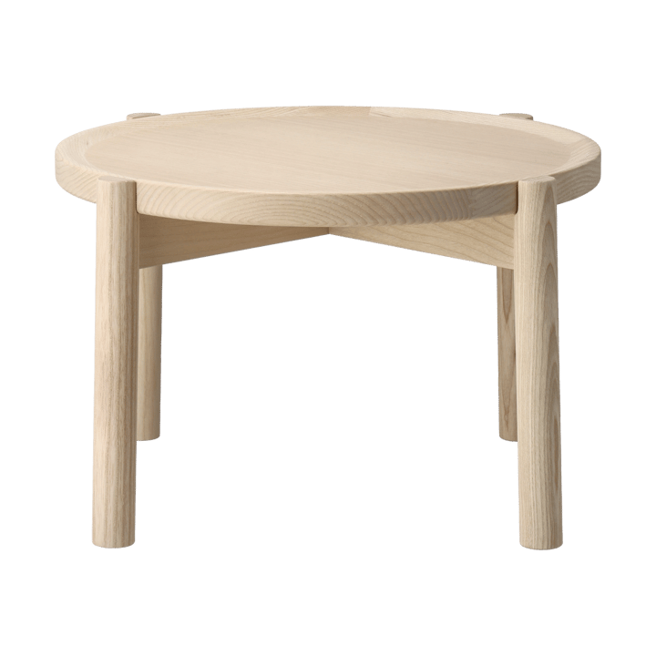 Elna salontafel - Essenhout-white-Ø40 cm - Gärsnäs