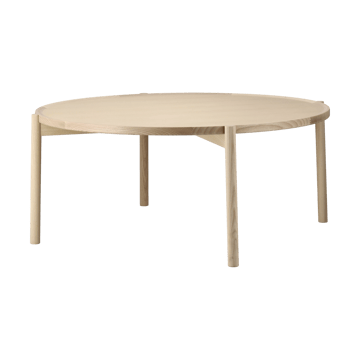 Elna salontafel - Essenhout-white-Ø90 cm - Gärsnäs