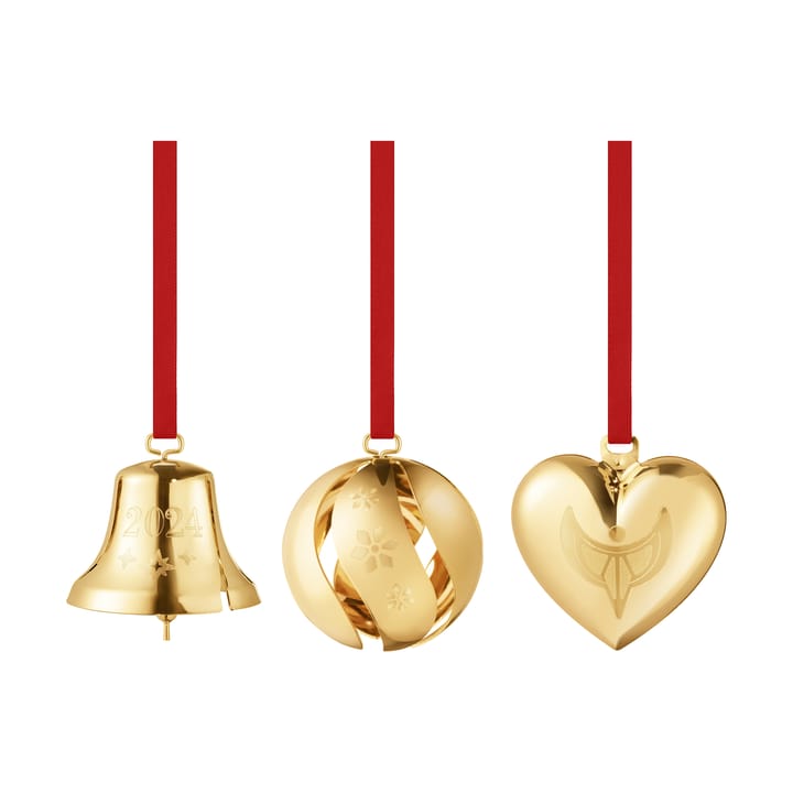 2024 cadeau set 3-delig - Verguld - Georg Jensen