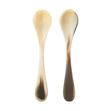 Indulgence kaviaarlepel 2-pack - Hoorn - Georg Jensen