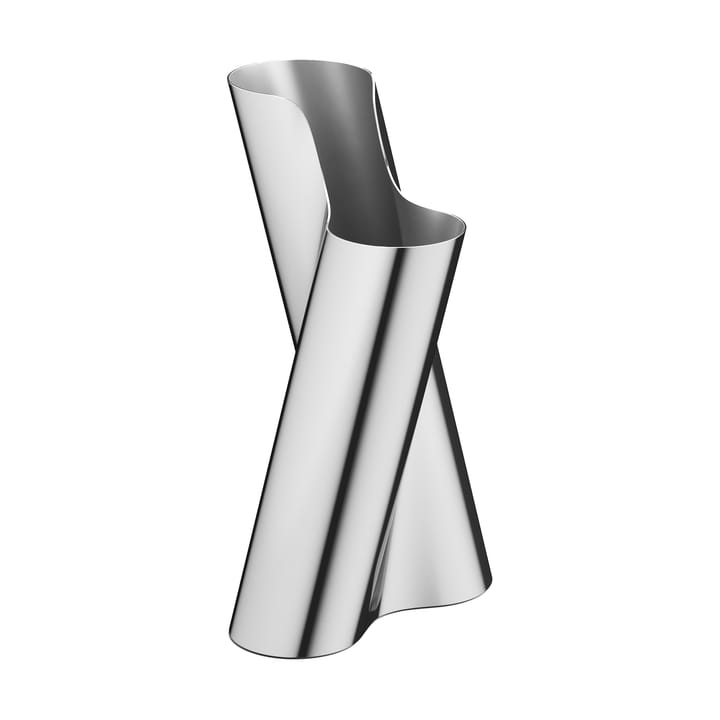 Lituus vaas large 34,2 cm, Roestvrij staal Georg Jensen