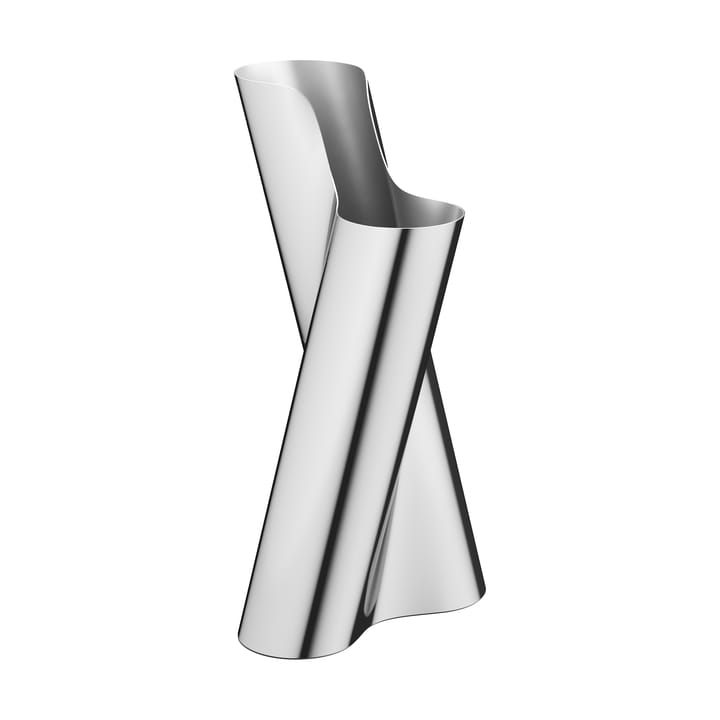 Lituus vloervaas 49,8 cm - Roestvrij staal - Georg Jensen