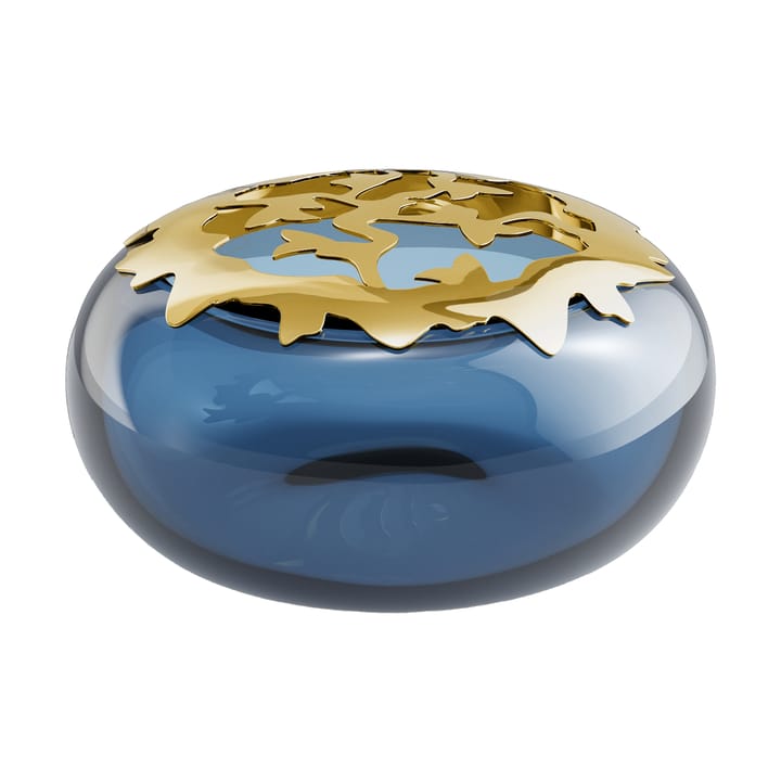 Spring 2025 bonbonnière Ø10,6 cm, Blauw-goud Georg Jensen