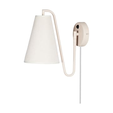 Lou wandlamp - Bouclé wit-beige - Globen Lighting