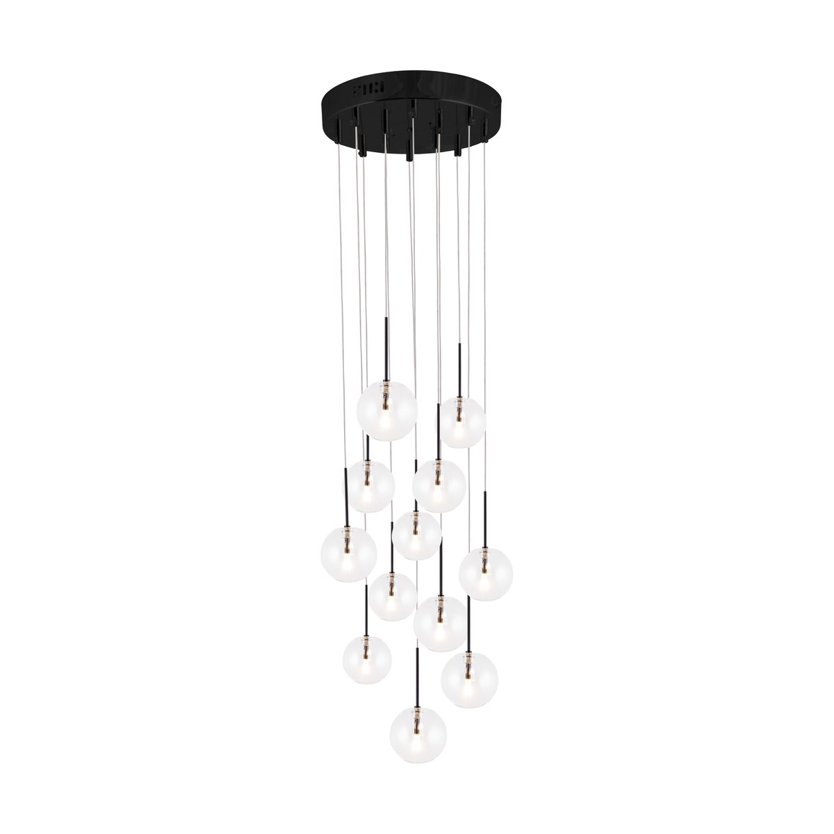 Globen Lighting Skyfall hanglamp Helder-zwart