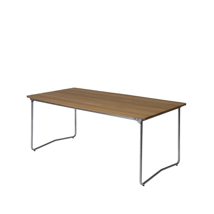 B31 170 eettafel - Eiken olie-verzinkt frame - Grythyttan stalen meubelen