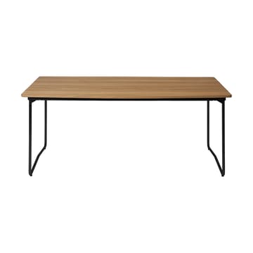 B31 170 eettafel - Oiled oak-black base - Grythyttan stalen meubelen