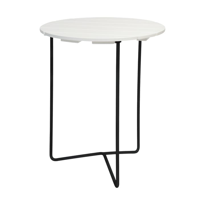 Table 6B tafel Ø60 cm - Geoliede eik-zwart - Grythyttan stalen meubelen