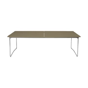 Table B31 eettafel 230 cm - Light green oak-hot galvanized base - Grythyttan stalen meubelen