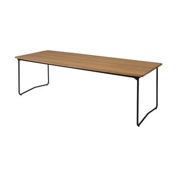 Table B31 eettafel 230 cm - Oiled oak-black base - Grythyttan stalen meubelen