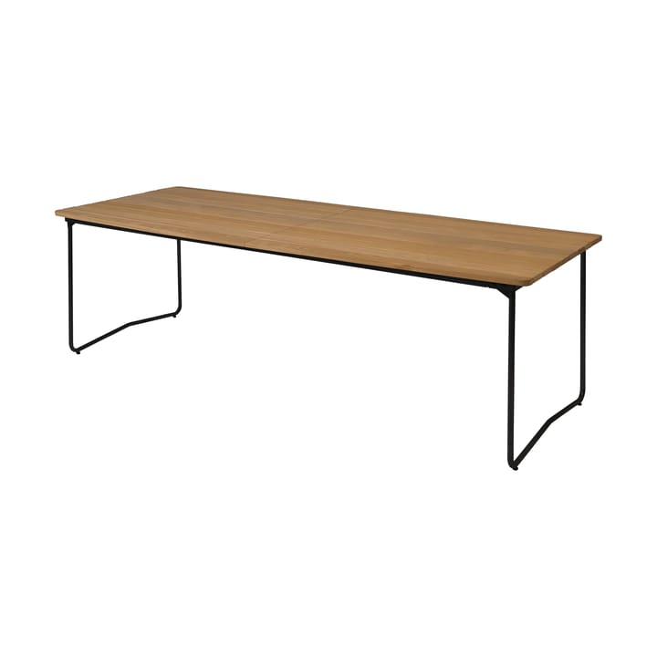 Table B31 eettafel 230 cm, Oiled oak-black base Grythyttan stalen meubelen