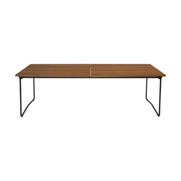 Table B31 eettafel 230 cm - Untreated teak-black base - Grythyttan stalen meubelen