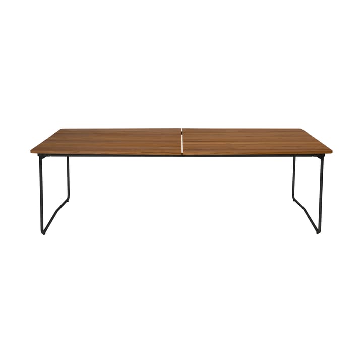 Table B31 eettafel 230 cm - Untreated teak-black base - Grythyttan stalen meubelen