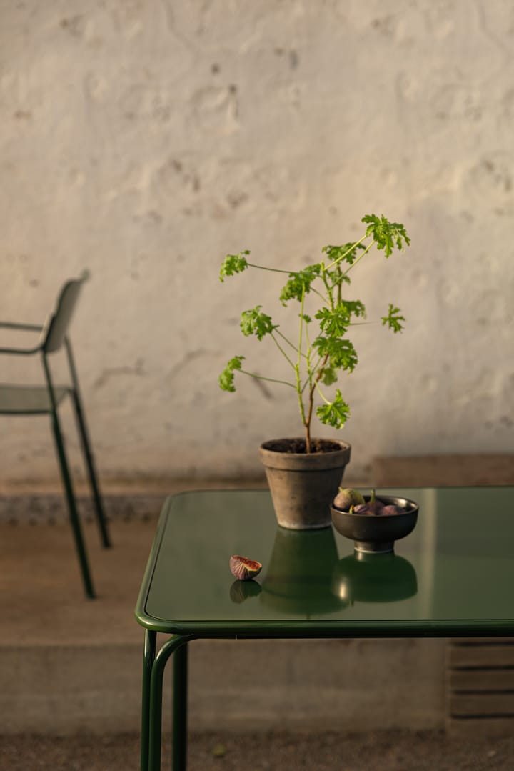 Table Libelle tafel 70x70 cm, Green Grythyttan stalen meubelen