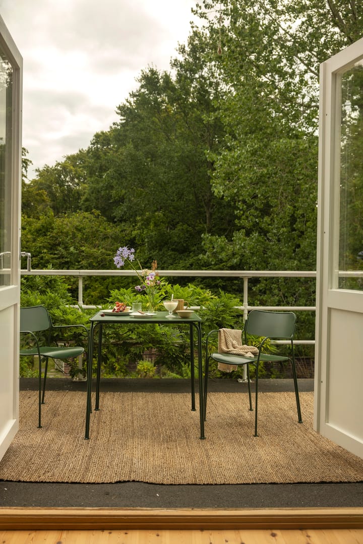 Table Libelle tafel 70x70 cm, Green Grythyttan stalen meubelen