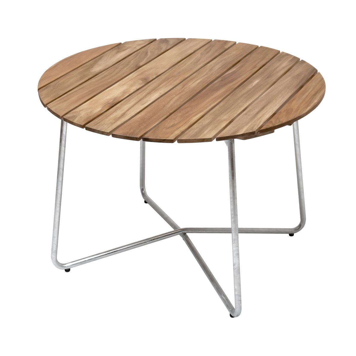 Grythyttan Stålmöbler 9A eettafel Teak Ø100 cm