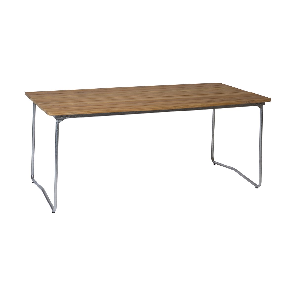 Grythyttan Stålmöbler B31 170 eettafel Teak-verzinkt frame