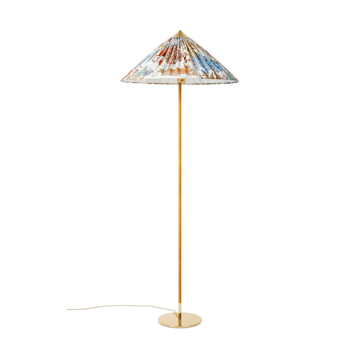 GUBI 9602 vloerlamp Messing-pierre frey