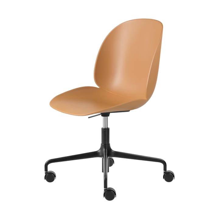 Beetle Meeting Chair bureaustoel - Amber brown-black - GUBI