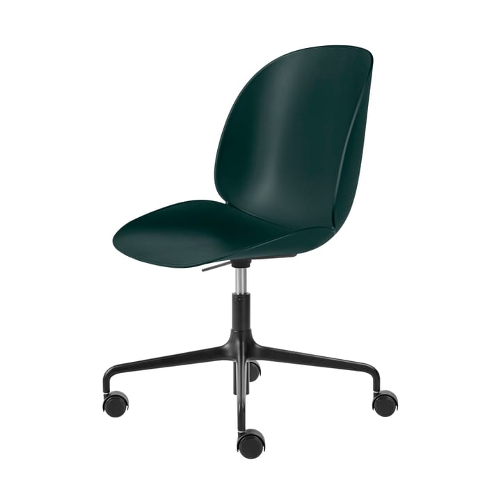 Beetle Meeting Chair bureaustoel - Dark green-black - GUBI