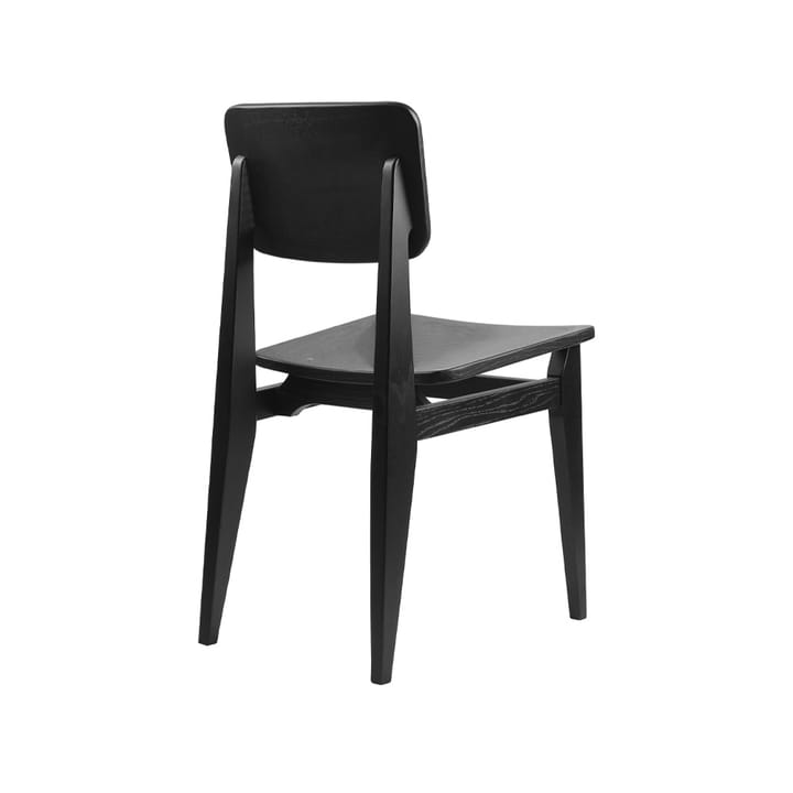 C-Chair stoel, black stained oak GUBI