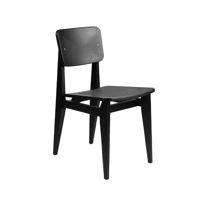 C-Chair stoel, black stained oak GUBI