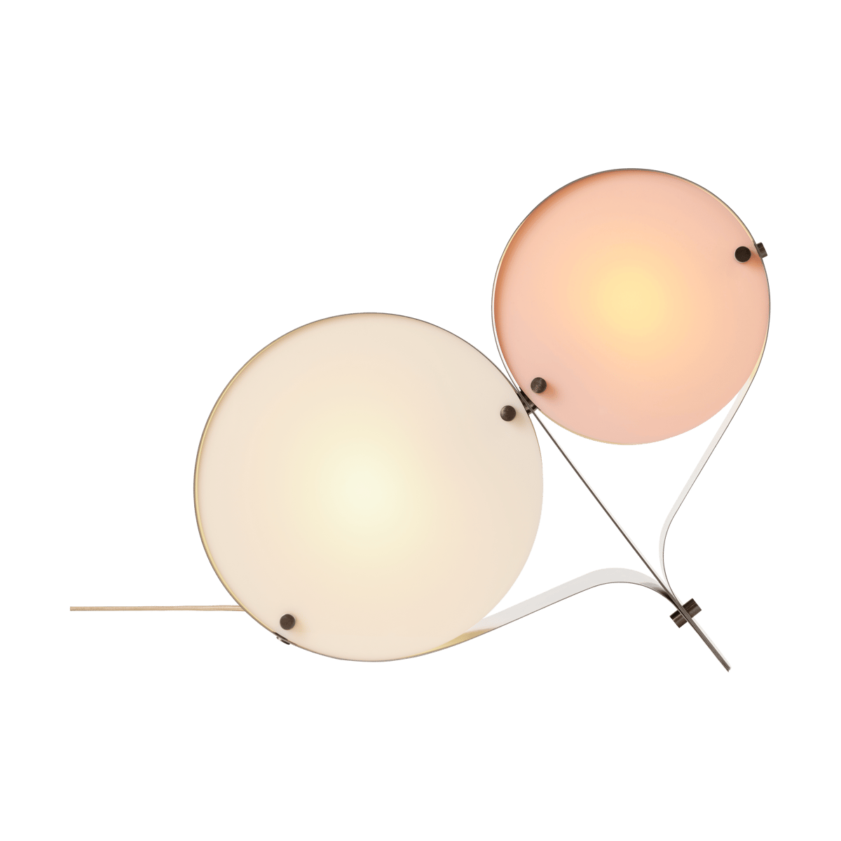 GUBI Coppia tafellamp Ivory & blush