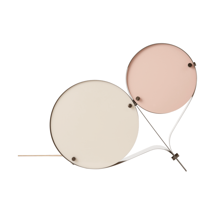 Coppia tafellamp, Ivory & blush GUBI