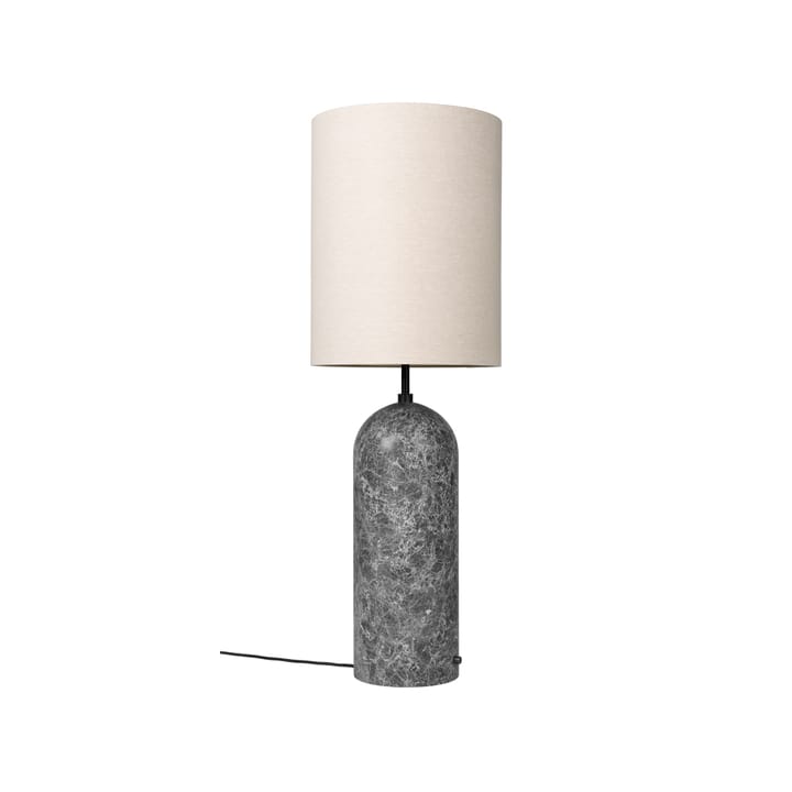 Gravity XL vloerlamp - grijs marmer/canvas, high - GUBI