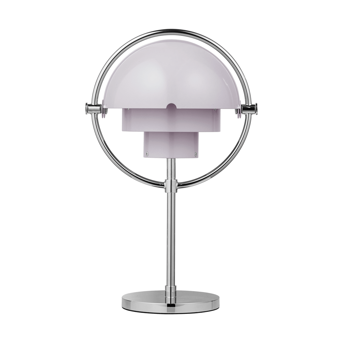 GUBI Multi-Lite draagbare lamp Pale lilac-chrome