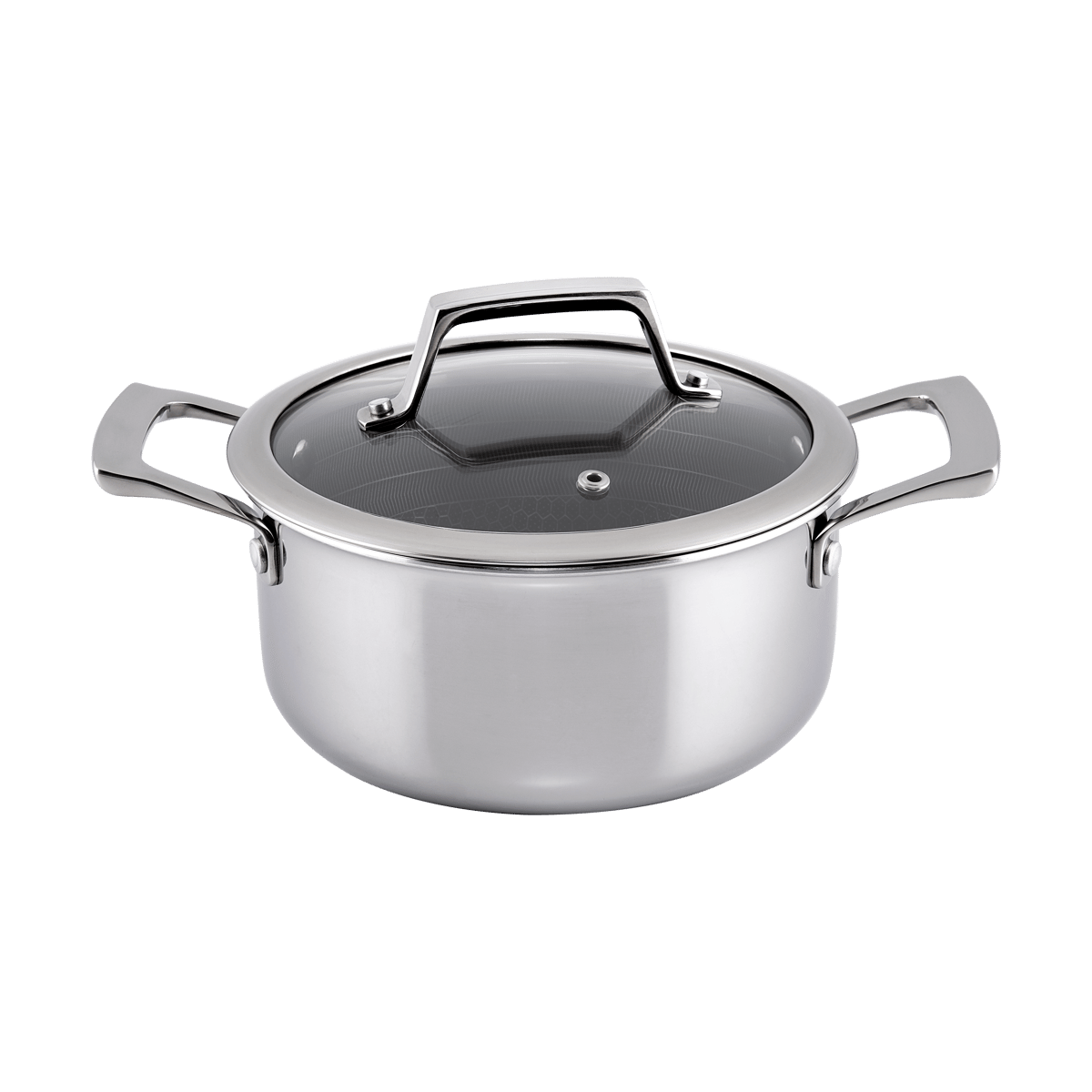 Hâws Hâws Santo hybride coating pan met deksel 2,2 L Roestvrij staal