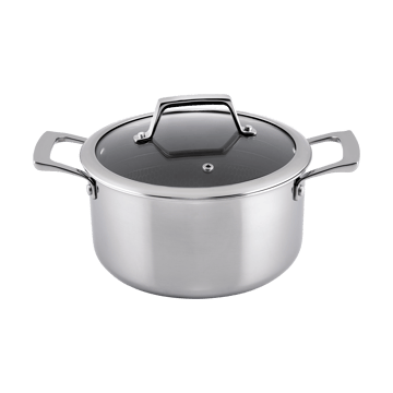 Hâws Santo hybride coating pan met deksel 3,4 L - Roestvrij staal - Hâws