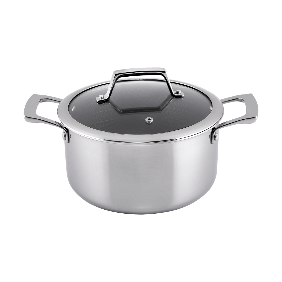 Hâws Hâws Santo hybride coating pan met deksel 3,4 L Roestvrij staal