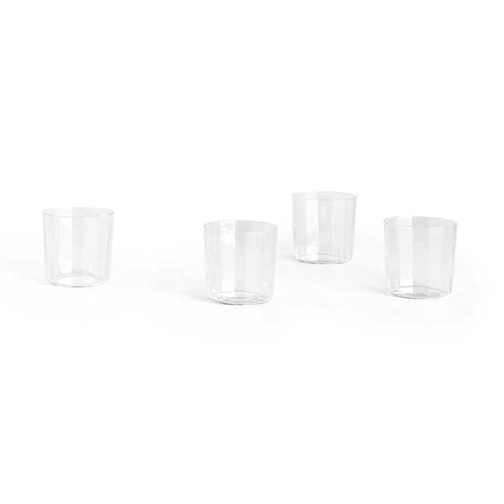 Angle drinkglas 4-pack, Wide 7,5 cm HAY