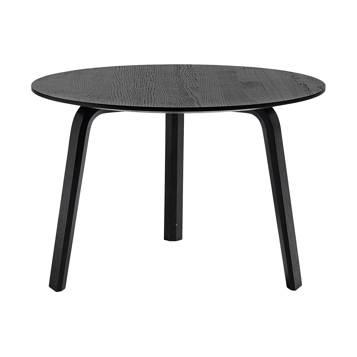 HAY Bella salontafel Black oak, Ø60x39 cm