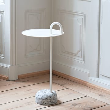 Bowler bijzettafel - Cream white-granite - HAY