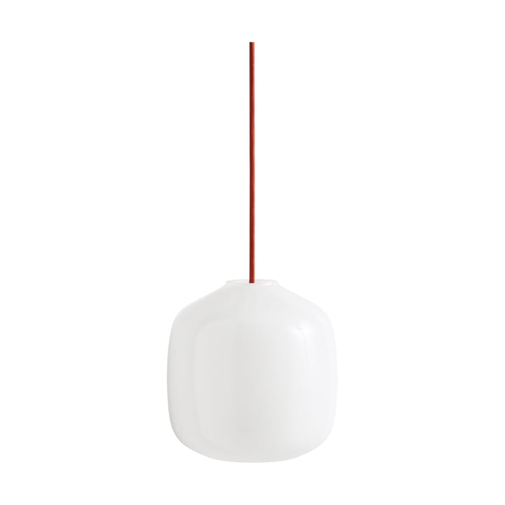 Buoy hanglamp Ø20 cm, Opal glass-rusty red HAY