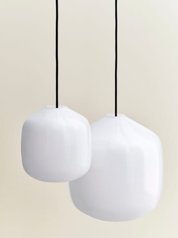 Buoy hanglamp Ø20 cm - Opal glass-soft black - HAY