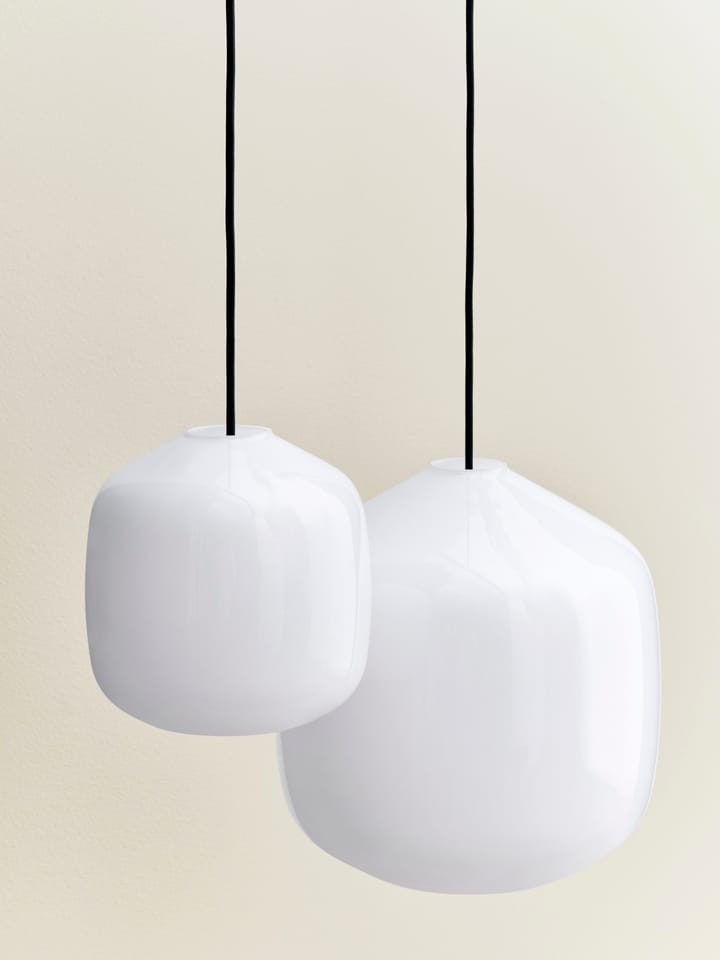 Buoy hanglamp Ø20 cm, Opal glass-soft black HAY