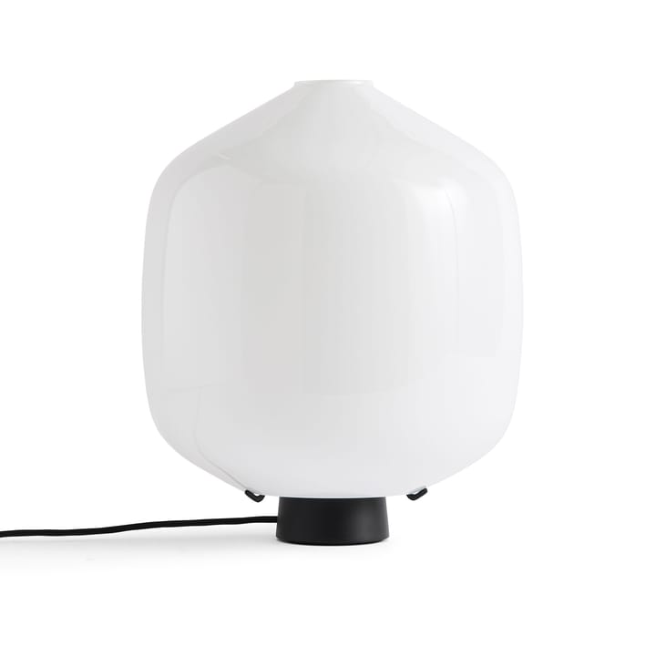 Buoy tafellamp Ø30 cm - Opal glass-soft black - HAY