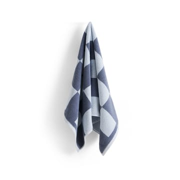 Check handdoek 50x90 cm - Steel blue - HAY