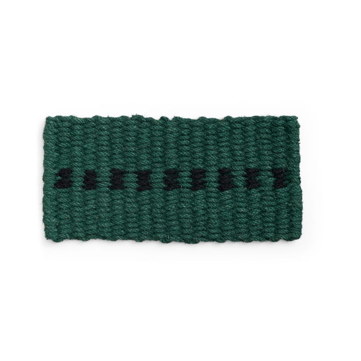 Coco Dot deurmat - Dark green-black - HAY