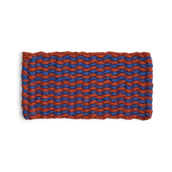 Coco Stripe Wave deurmat, Brown-navy HAY