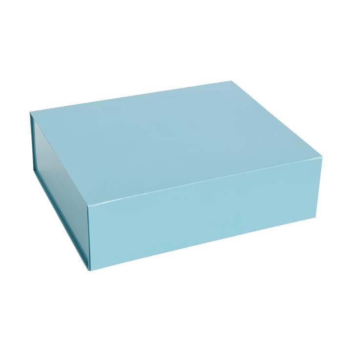 Colour Storage L doos met deksel 34,5x41,5 cm - Ocean blue - HAY