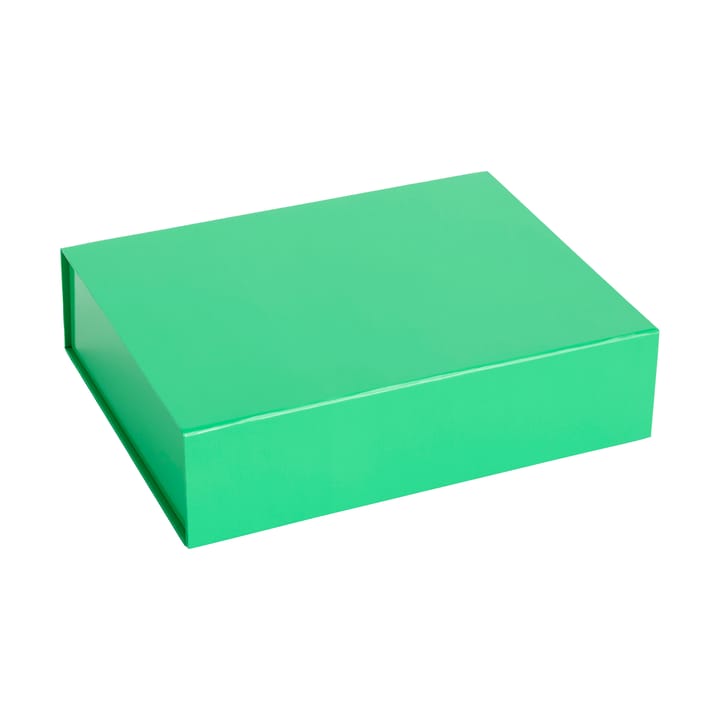 Colour Storage S doos met deksel 25,5x33 cm - Vibrant green - HAY