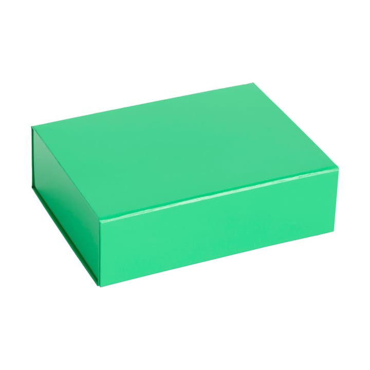 Colour Storage XS doos met deksel 16,5x22,5 cm - Vibrant green - HAY