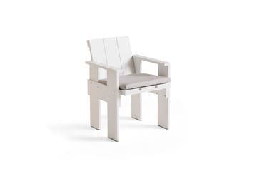 Crate Dining Chair armstoel gelakt sparrenhout - White - HAY