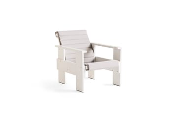 Crate lounge stoel gelakt sparrenhout - White - HAY