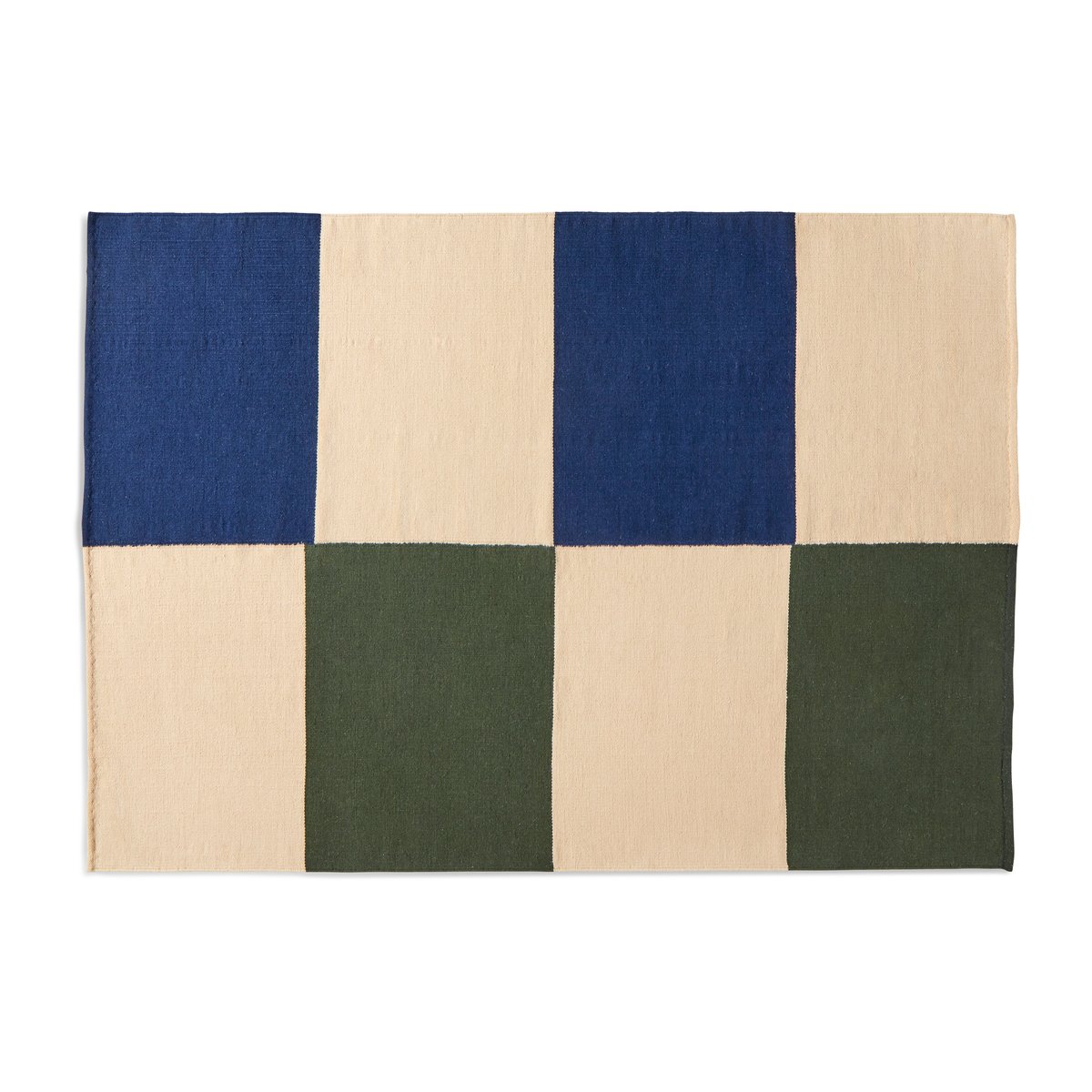 HAY Ethan Cook Flat Works vloerkleed 170x240 cm Peach green check