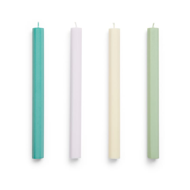 Hexagon Candle kaarsen mix 4-pack - Pastel - HAY